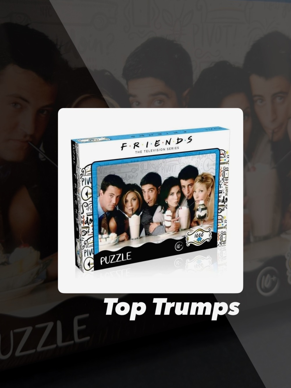 NIB Top Trumps Friends Milkshake Puzzle